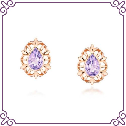 Amethyst Crystal Healing Properties - Amethyst Summer Court Earrings - jeoel