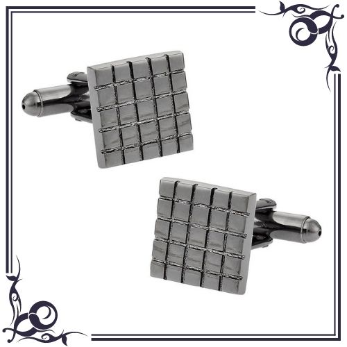 Hematite Healing Properties - Hematite Grids Cufflinks - CuffDaddyStore