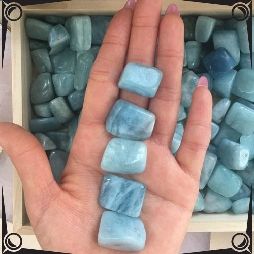 Aqumarine Crystal Meaning - Aquamarine Tumbled Stone_1