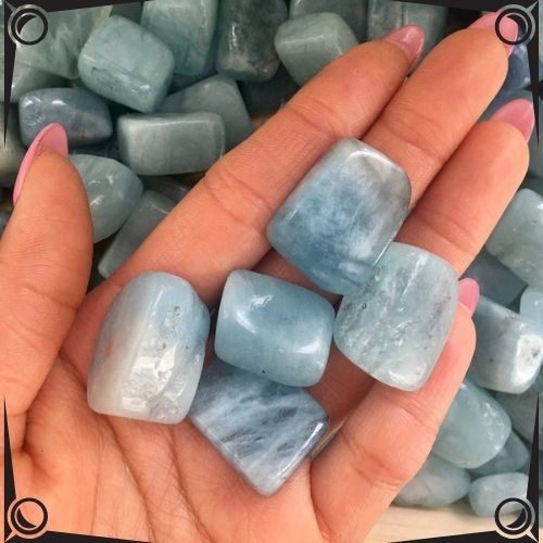 Aqumarine Crystal Meaning - Aquamarine Tumbled Stone_2
