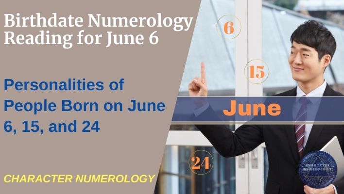 Birthdate Numerology Reading for June 6