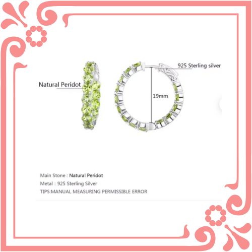 Numerology of Peridot - LuxuryStudioArt - Peridot Earrings - 3