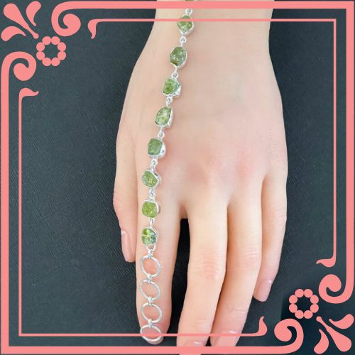 Numerology of Peridot - VonzJewel - Natural Peridot Bracelet - 1