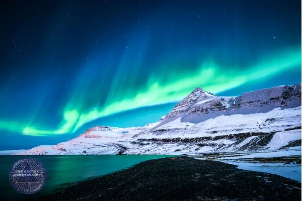 Numerology of Labradorite - Aurora borealis over Icelandic Mountain