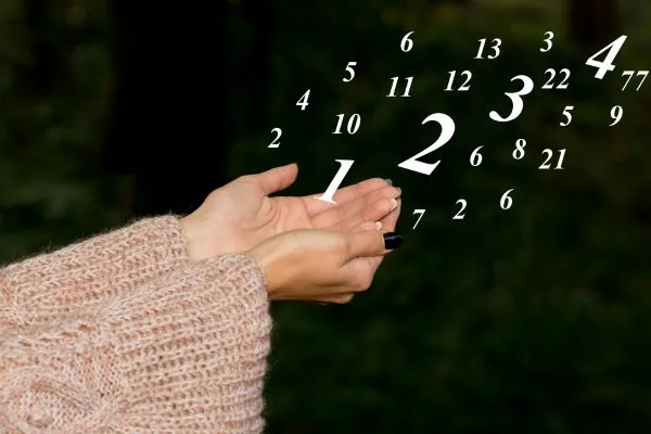 Seeking Guidance from a Numerologist - White numbers fly out of hand