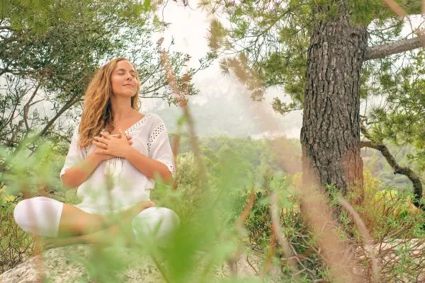 Seeking Guidance from a Numerologist - Woman at peace beside a tree