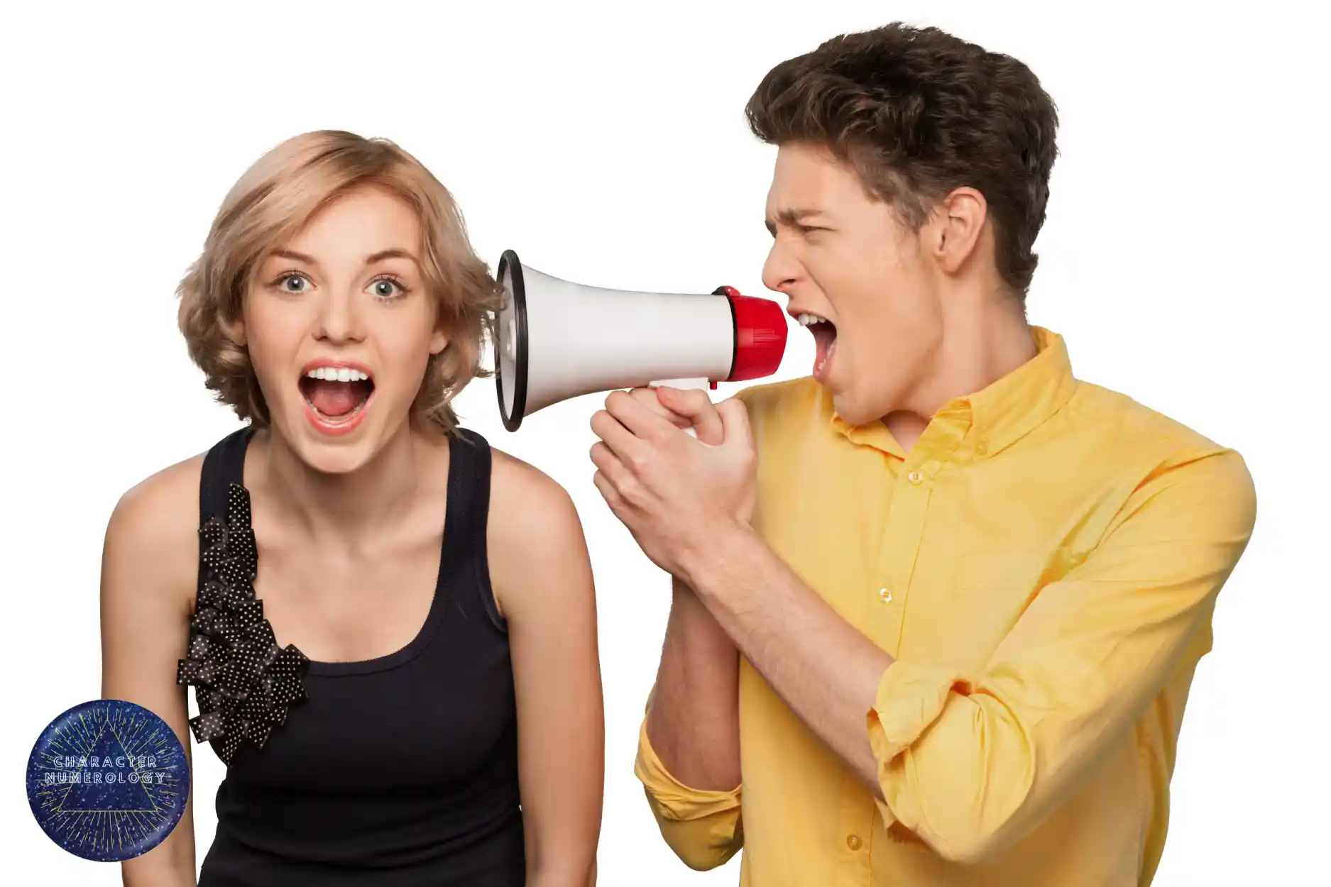 How To Find What You Want To Do In Life - Man communicate with megaphone to woman