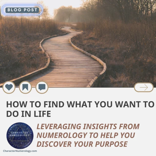 Feeling stuck at a crossroads? Unsure what to do, where to go, or how to find the right path for yourself?

Whether or not you have made an attempt to find what you want to do in your life, the key is making a conscious effort to take action. 

In this blog post, you will find a fresh perspective how you can use numerology principles to guide you in discovering your purpose.

🔗 Click on the link in my bio (@characternumerology) to access the blog on my website. 

#CharacterNumerology #Numerology #NumerologyInsights #NumerologyUseCase #Discoveryourpurpose