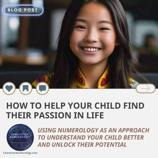 As parents, we all strive to understand our children deeply.

However, there are moments when we find ourselves wondering: Are we truly nurturing them in the best possible way?

What strategies or principles do you use to guide and support your child?

If you've explored numerology, you may already know that it offers valuable insights into a child's character and behavior. By studying their numerology profile, you can gain fresh perspectives and uncover traits or tendencies you might not have noticed before.

Dive into this article for a deeper exploration of how numerology can support your parenting journey, complete with practical examples!

Click on the link in bio (@characternumerology) to access this article!

#CharacterNumerology #IlluminateYourPath #DiscoverYourPurpose #helpyourchildfindtheirpassion #numerology #NumerologyInsights